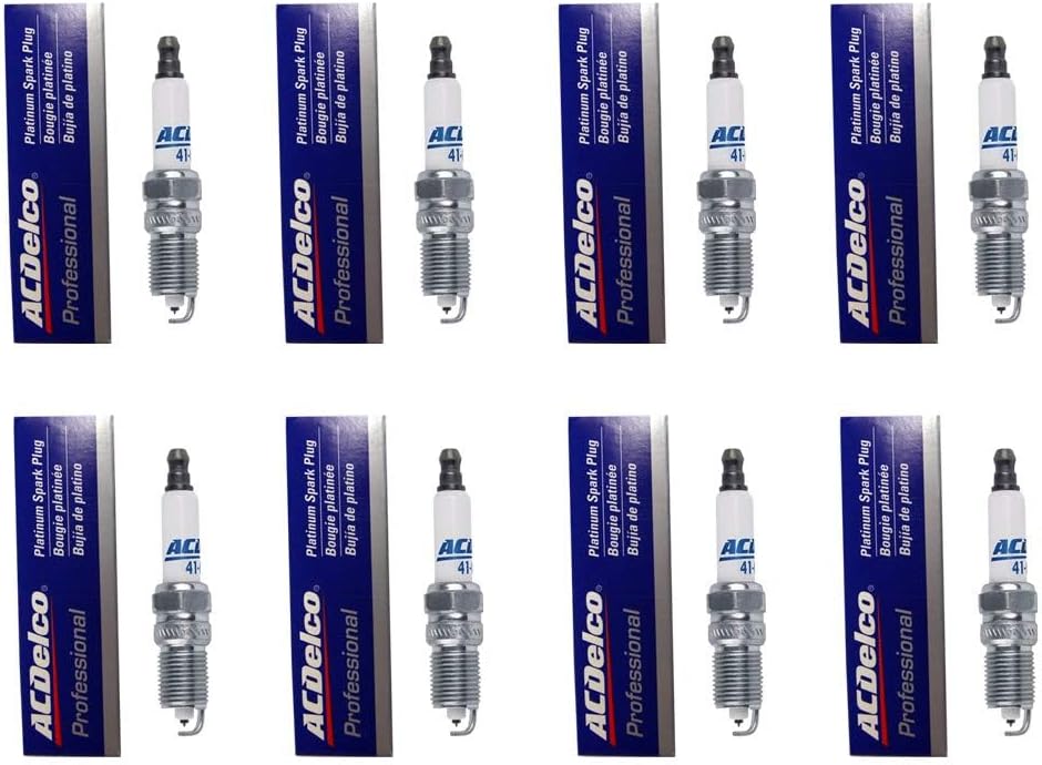 ACDelco GM Original Equipment 41-962 Double Platinum Spark Plug (Pack of 8)
